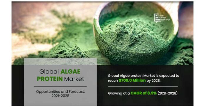 Algae Protein Market to rise at USD 709.0 Million by 2028