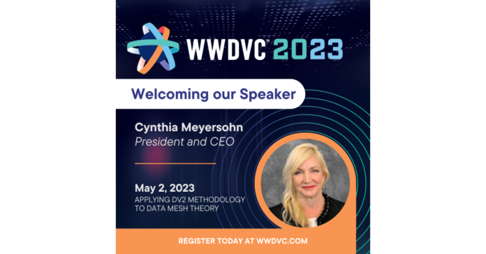 A Session on Applying DV2 Methodology to Data Mesh Theory at WWDVC 2023