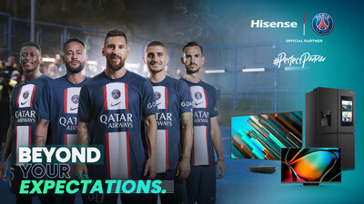 Beyond-Expectation Experience: Hisense Marks Its Third Year with Paris Saint-Germain Hisense marks its third year partnership with Paris Saint-Germain