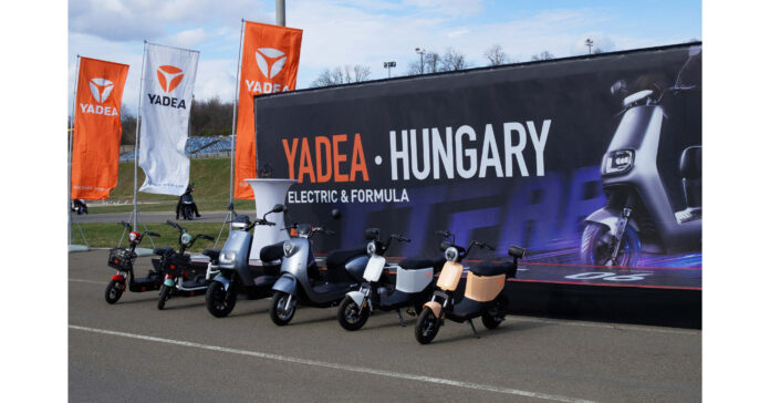 On the Hungaroring, Yadea Unveiled Its High-Performance Electric Motorcycles to Appeal to a Green and Low-Carbon Lifestyle