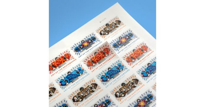 USPS Releases Art of the Skateboard Stamps