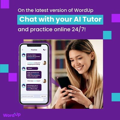 WordUp, an AI-based English learning App, Introduces Fantasy Chat WordUp Chat - AI Celebrities
