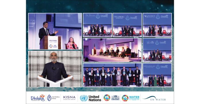 HK Group's Charitable Arm Dholakia Foundation Hosts Gala Dinner Honoring Lakes in Alliance with UN 2023 Water Conference