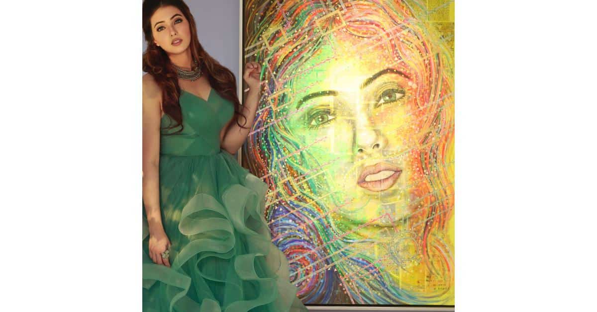 isha-connected.jpeg Dr.Isha Farha Quaishy's famous portrait ISHA CONNECTED as Universal Goddess, by Koushal is live again at World Art Dubai