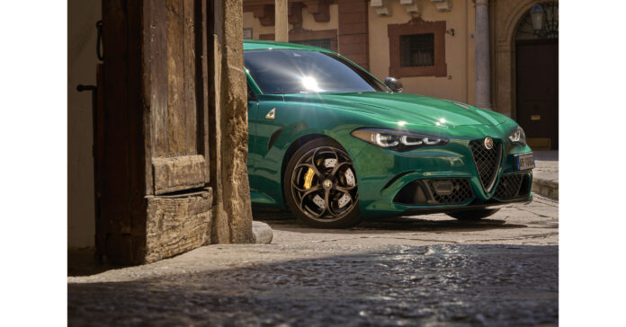 Alfa Romeo Introduces New Giulia and Stelvio Quadrifoglio 100th Anniversary Models