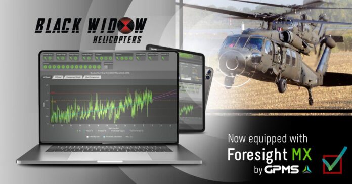 Black Widow Helicopters Orders 12 Foresight MX HUMS