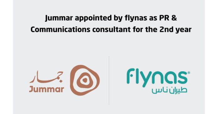 Jummar Appointed by flynas as PR & Communications Consultant for the 2nd Year