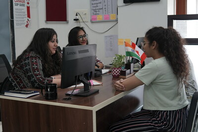 Meridean Overseas: Promoting Overseas Education and Sustainability One student's dream becomes a reality as she receives personalized counselling from Meridean Overseas, ensuring a seamless journey to studying abroad