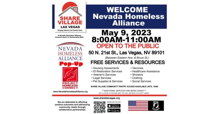 SHARE Village Las Vegas Partners with Nevada Homeless Alliance to Provide Free On-Site Support at Pop-Up Resource Fair
