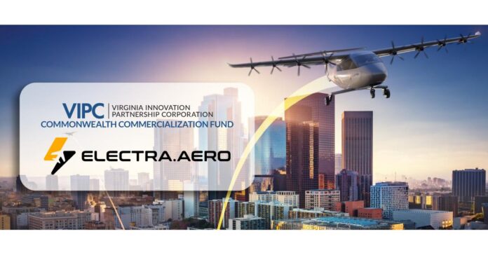 VIPC Awards Commonwealth Commercialization Fund Grant to Electra.aero, Inc.
