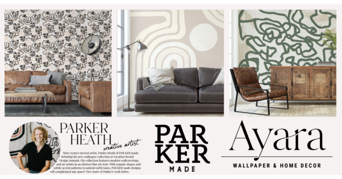 Ayara announces a new artist wallcovering collaboration with PAR KER made