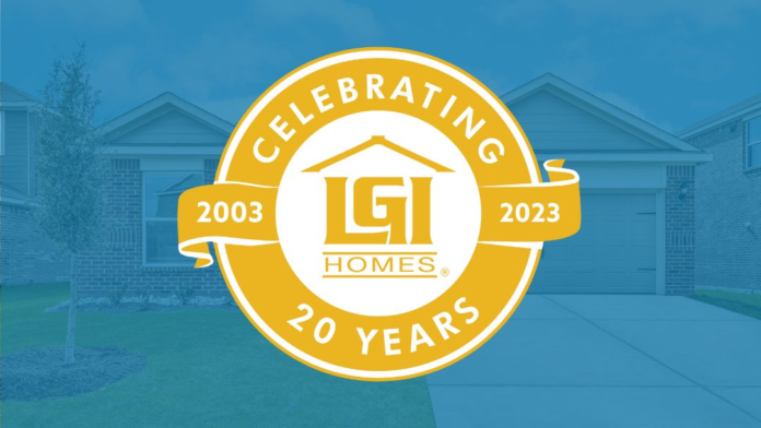 LGI Homes Celebrates 20 Years of Homebuilding Excellence