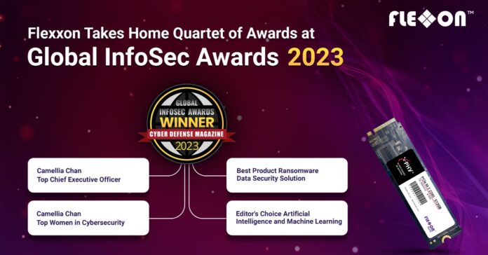 Hardware cybersecurity pioneer Flexxon takes home quartet of awards at 2023 Global InfoSec Awards