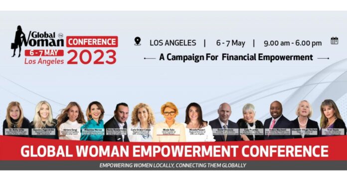 Trish Steele Speaking at the Global Woman Empowerment Conference 2023
