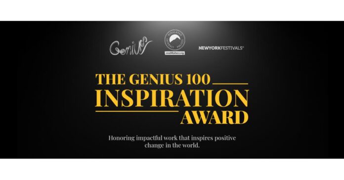 Genius 100 Foundation and New York Festivals 2023 Advertising Awards announce The Genius 100 Limitless Award