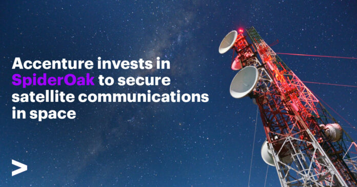 Accenture Invests in SpiderOak to Elevate Satellite Communications Security in Space