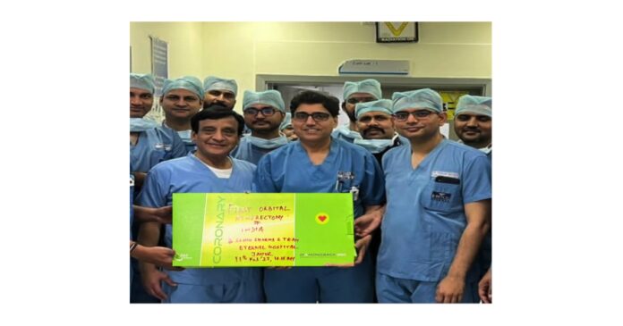 Eternal Hospital Performs Successful Angioplasty with Orbital Atherectomy Technique for Calcified Blockage in Heart