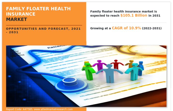 Family Floater Health Insurance Market Global Opportunity Analysis and Industry Forecast, 2021-2031