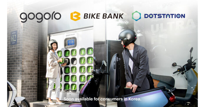 Gogoro Expands Partnership with Bikebank's New Dotstation Brand, Launching Smartscooters and Battery Swapping for Consumers in Eight Cities across Korea