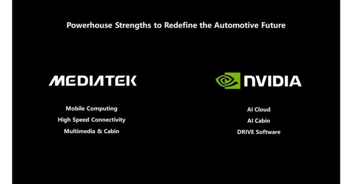 MediaTek Partners With NVIDIA to Provide Full-Scale Product Roadmap to the Automotive Industry