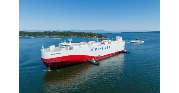 THE FIRST VINFAST VF 8 BATCH ARRIVED AT THE PORT IN CANADA