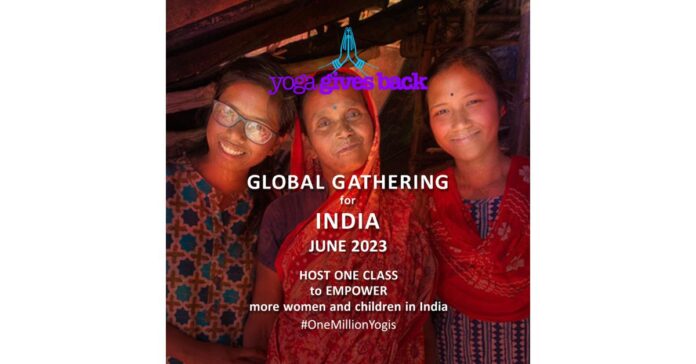 GLOBAL GATHERING FOR INDIA - YOGA GIVES BACK’S JUNE 2023 FUNDRAISER