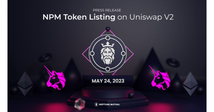 Neptune Mutual Lists NPM Token on Uniswap V2
