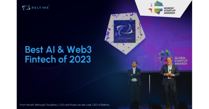 Reltime Receives Prestigious Nordic Innovation Award for 'Best AI & Web3 Fintech of 2023'