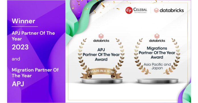 Celebal Technologies Wins Databricks APJ Partner of the Year and Migrations Partner of the Year Awards