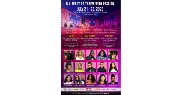 Thrive with Passion and Celebrate the Power of Us through Beauty and Wellness at the 9th Annual Ubiquitous Women’s Expo