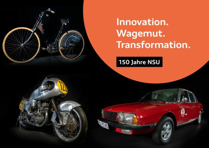 150 years of “Innovation. Wagemut. Transformation.”: new special exhibition on the traditional brand NSU