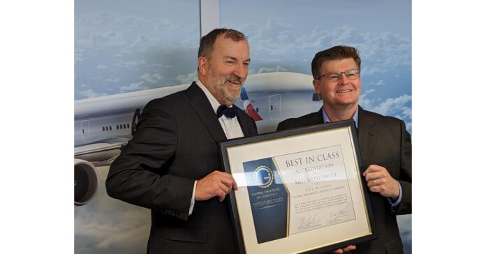 B&H WORLDWIDE NAMED BEST-IN-CLASS GLOBAL AEROSPACE LOGISTICS COMPANY FOR SECOND TIME