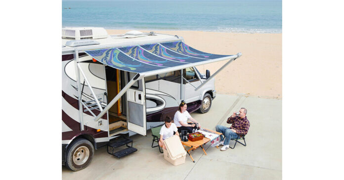 Eco-dynamic Tech to Unveil World's First Colored Solar Awning: Artpiece for RV 1000W
