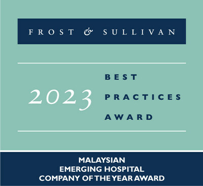 Sunway Medical Centre Velocity Awarded by Frost & Sullivan for 2023 Malaysian Emerging Hospital Company of the Year Award