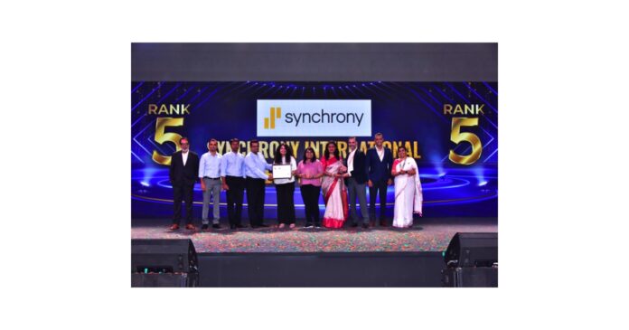 Synchrony Named Top 5 Best Companies to Work For in India