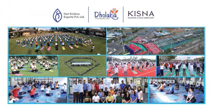 Hari Krishna Exports engages in the global movement of the International Day of Yoga