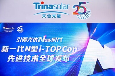 Trina Solar n-type i-TOPCon Advanced technology steps onto the world Trina Solar n-type i-TOPCon Advanced technology steps onto the world stage, with efficiency reaching 26%
