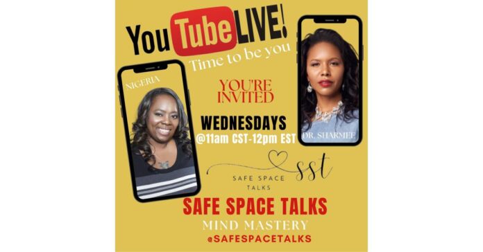 Safe Space Talks, Mind Mastery Live Taping Tour for Mental Wellness, Hits Harlem, New York, July 22nd
