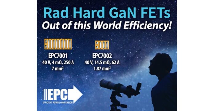 40 V Rad Hard GaN FETs Set New Performance Standards for Demanding Space Applications