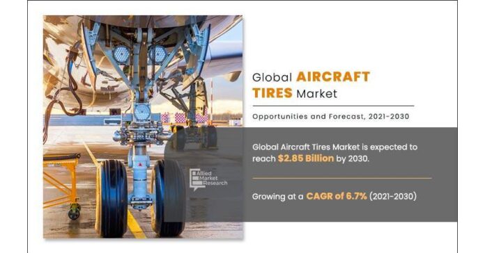 Aircraft Tires Industry Expected to Grow at a CAGR of 6.7%.