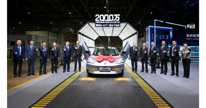 China's New Energy Sector Breaks 20 Million Vehicles, as the Hyper GT Takes on the Model 3