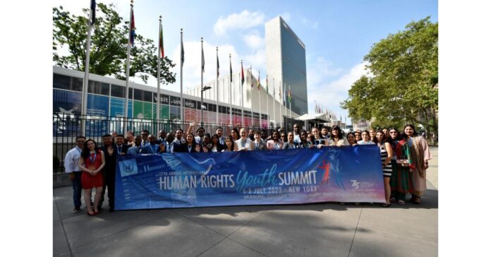 Global Contingent of Youth Demands Dignity, Freedom and Justice for All at 17th International Human Rights Youth Summit