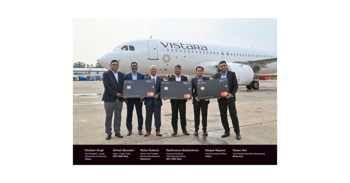 IDFC FIRST Bank Club Vistara and Mastercard Launch New Credit Card to Redefine Travel Experiences IDFC FIRST Bank Club Vistara and Mastercard Launch New Credit Card to Redefine Travel Experiences