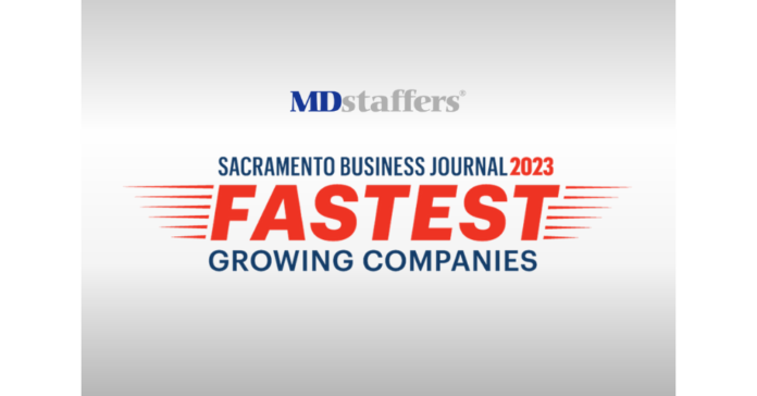 MDstaffers Clinches Spot on Sacramento Business Journal’s Fast 50 List for Fourth Consecutive Year