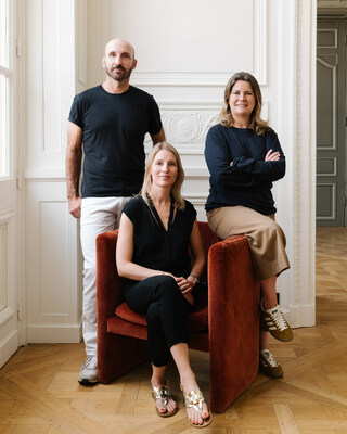 The Independents, the leading global marketing and communications group for Thomas Silve (CTZAR), Camille Olivier (CTZAR), Isbelle Chouvet (The Independents) Photo by Pierre Mouton (PRNewsfoto/CTZAR,The Independents)