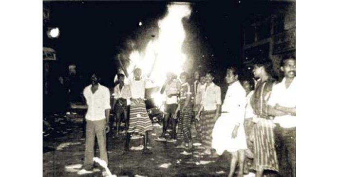 US Tamil groups commemorate the 40th anniversary of "Black July'83", when thousands of Tamils were killed in Sri Lanka