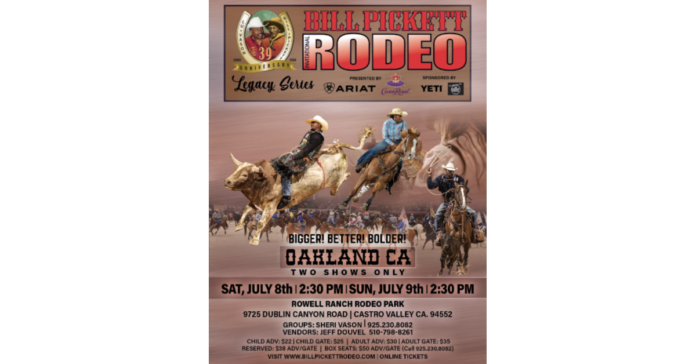 The Bill Pickett Invitational Rodeo (BPIR) ‘23, Heading to Oakland, Ca. “The Greatest Show on Dirt”