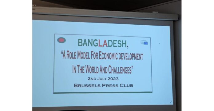 Bangladesh's Development Progress and Challenges Discussed at Brussels Press Club Conference