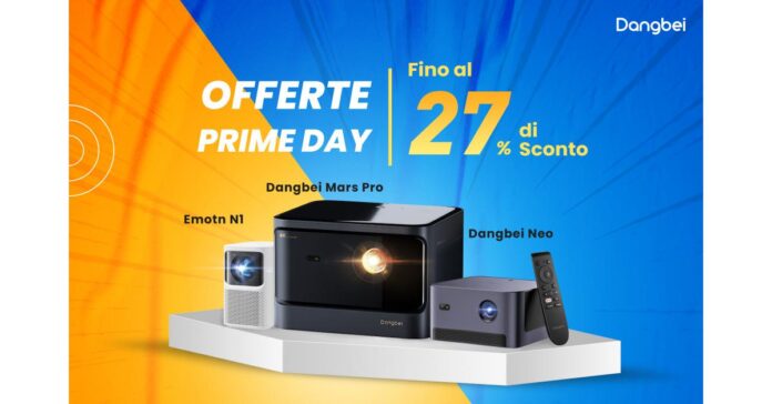 Dangbei presenta offerte imbattibili sui suoi proiettori intelligenti durante le Prime Day con risparmi fino a 27%