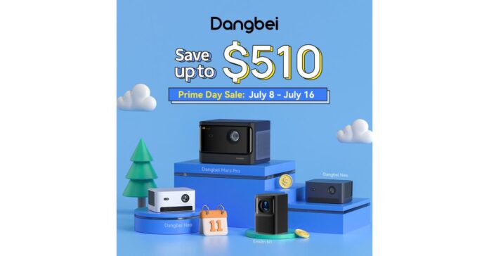 Dangbei Introduces special offers on smart projectors for Amazon Prime Day, offering savings of up to $510